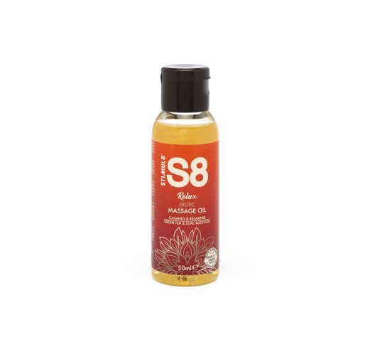 S8 Massage Oil 50ml Green Tea & Lilac Blossom